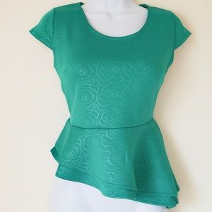 Off Side Waist Formal Blouse